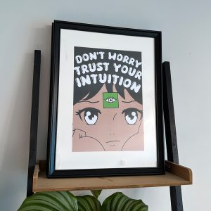 "DON'T WORRY" PRINT